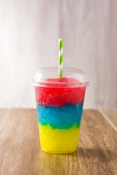 istock Colorful slushie of different flavors 1213308845