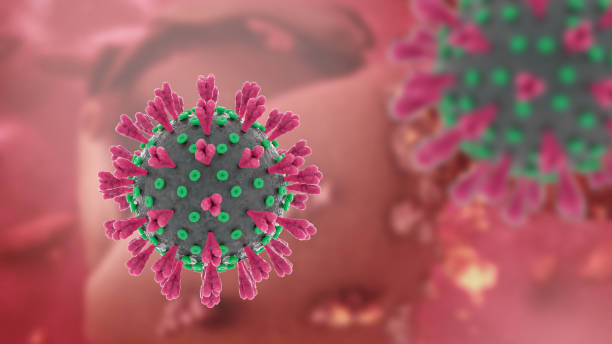 istock New corona virus attacking cell in human body 1213314396