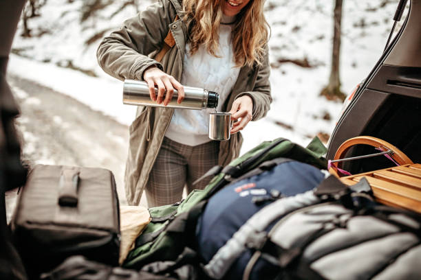 istock Young women preparing for hiking 1213316144