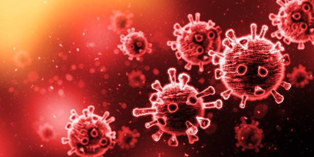 virus nel flusso sanguigno - bacterium biology flowing vascular foto e immagini stock