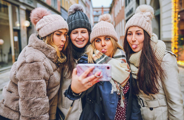 istock Good friends bring the fun all year round 1213323107