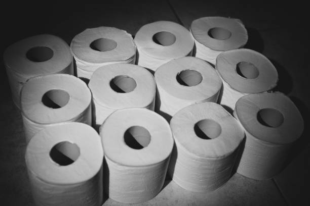 istock Toilet Paper Stockpile 1213327457