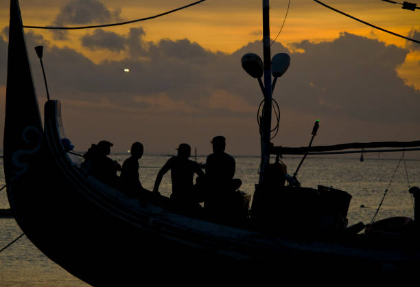 istock Fishing Boat at Dusk 1213327641
