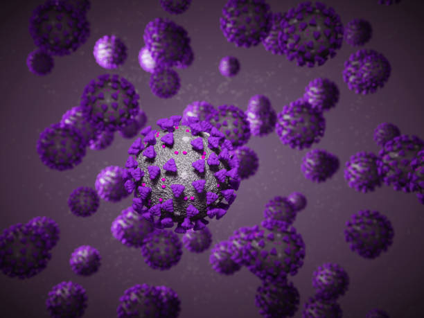 istock Coronavirus or Covid-19 cell pandemic virus. 3d render, 3d illustration 1213335993