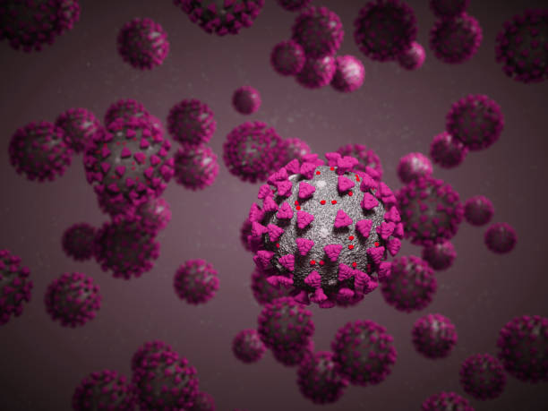 istock Coronavirus or Covid-19 cell pandemic virus. 3d render, 3d illustration 1213336131