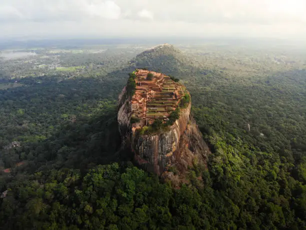 Photo of Lion's Rock, Sigiriya, Sri Lanka - Aerial Photograph