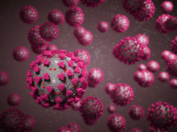 istock Coronavirus or Covid-19 cell pandemic virus. 3d render, 3d illustration 1213337186