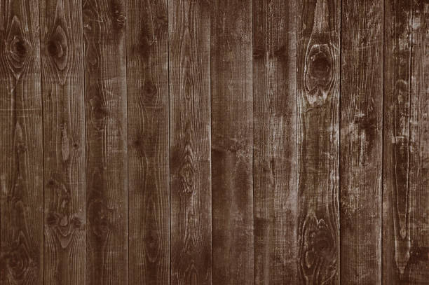 istock Old dark brown wooden wall texture 1213337588