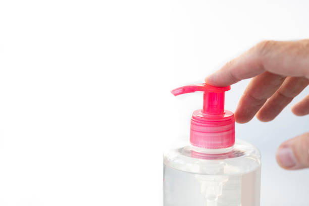 istock Adult Man Washing Hands with Liquid Soap 1213343275