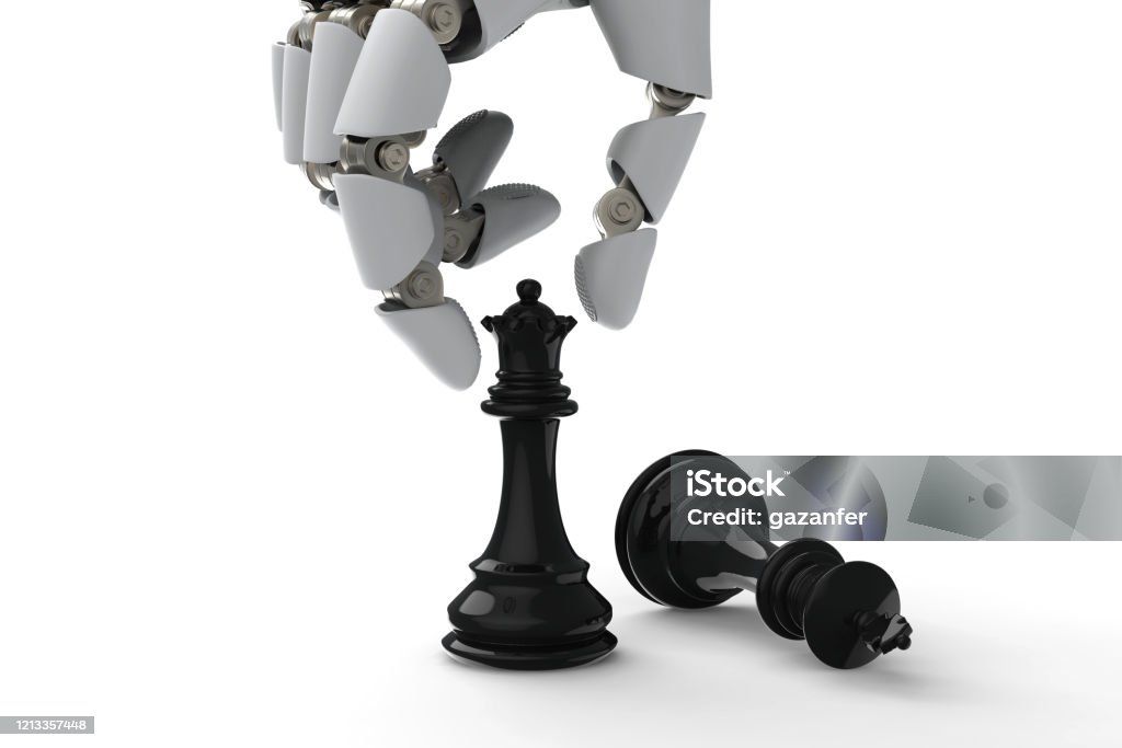 3d rendering King Laying Down stock photo 3d rendering King Laying Down, King chess piece laid down in defeat. Artificial Intelligence Stock Photo