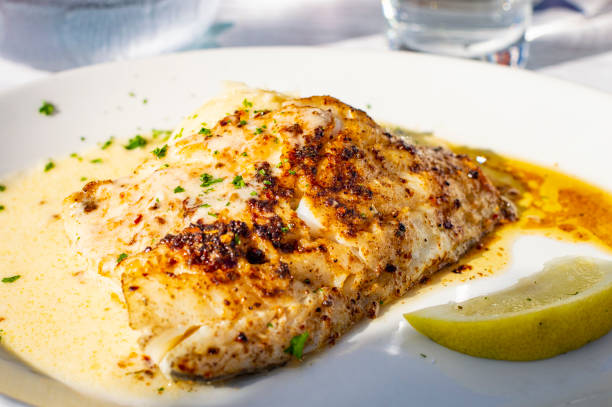 istock Delicious Cod Fillet with Seasonings on Top 1213367942