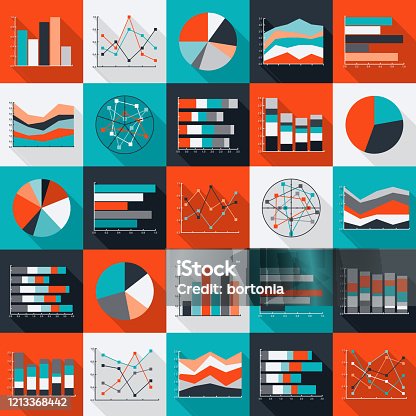 istock Graphs and Charts Icon Set 1213368442