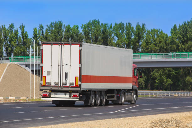 istock truck goes on an automobile outcome 1213370905