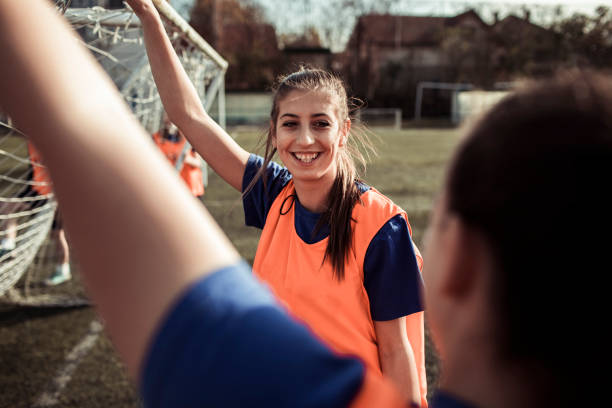istock Female Soccer Club 1213372695