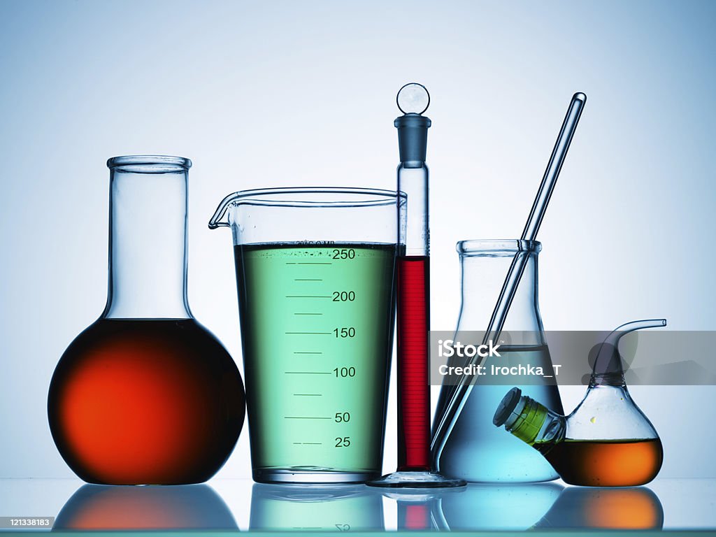 Assorted laboratory glassware equipment http://i136.photobucket.com/albums/q193/Irochka_T/Baner_Paint.jpg Chemistry Stock Photo