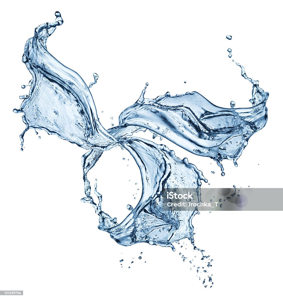 Salpicaduras de agua - Foto de stock de Abstracto libre de derechos