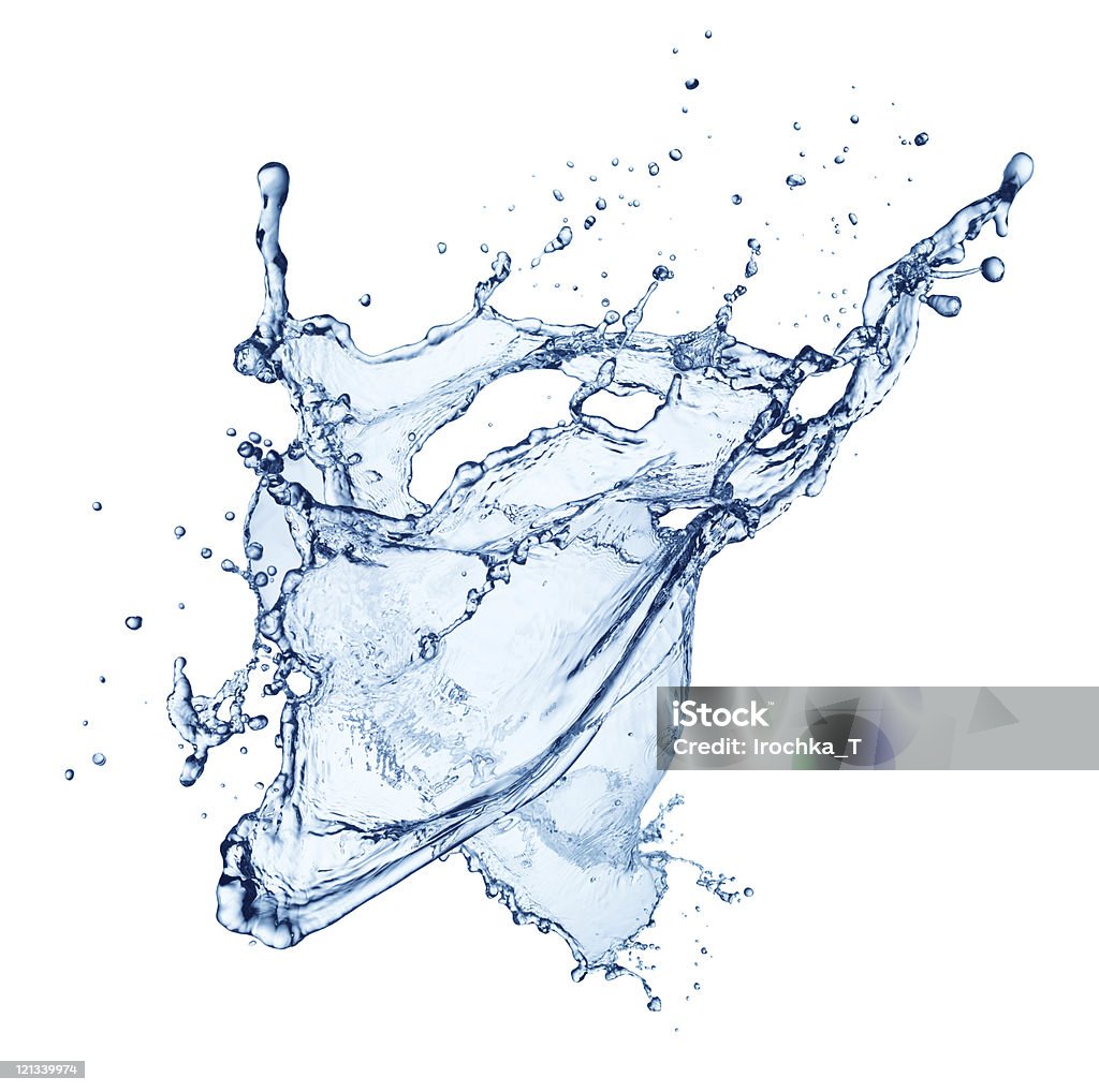 Плескание воды - Стоковые фото Абстрактный роялти-фри