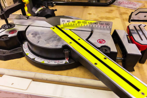 istock miter saw circular electric tool professional equipment 1213401913