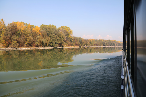 Countryside Landscape along Danube River\nAustria