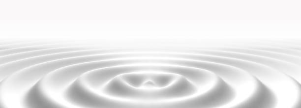 istock Liquid white ripple or milk cream wave abstract background 1213420978