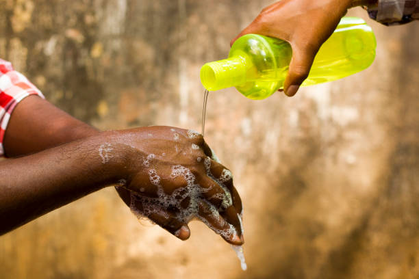 istock a man washing his hands by soap to maintain hygiene.stay healthy.avoid germ and virus. 1213421206