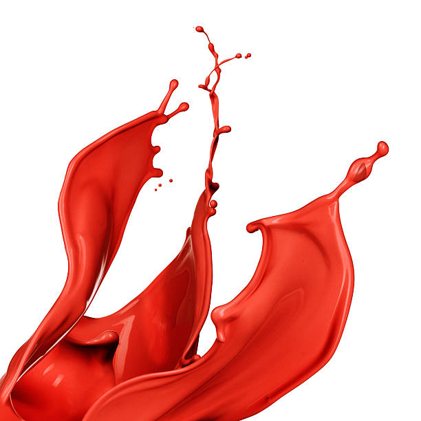 istock A high speed shot of red paint splashing 121342345