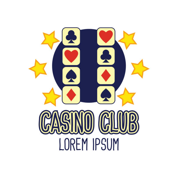istock poker / casino insignia with text space for your slogan / tag line, vector illustration 1213423548