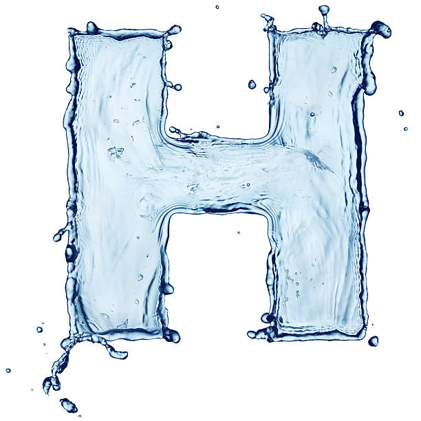 istock Water splash in the form of letter 121342501