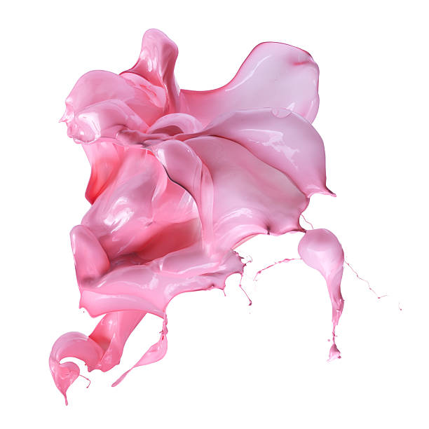 istock Isolated shot of paint splashing 121342588