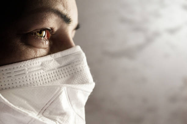 women with safety mask from coronavirus. covid-19 outbreak around the world - eastern european imagens e fotografias de stock