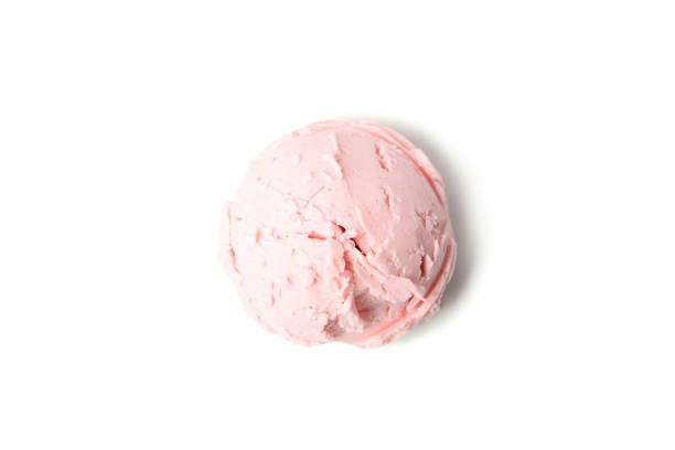 istock Ice cream ball isolated on white background 1213433002