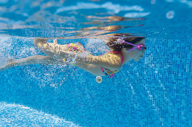 istock Underwater kid in swimming pool 121343302