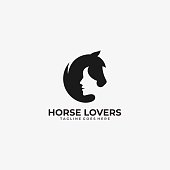 istock Vector Illustration Horse Lovers Dual Meaning Style. 1213434766