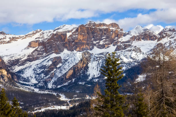 istock Ski slopes on the high mountain 1213434965