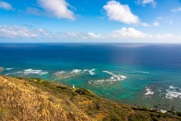 istock Beautiful seascape at Diamond Head 1213435364