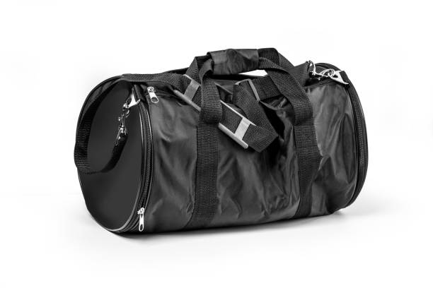 istock Sport bag isolated on the white background 1213435456