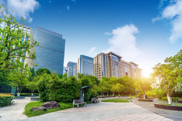 istock modern building in hangzhou 1213437185
