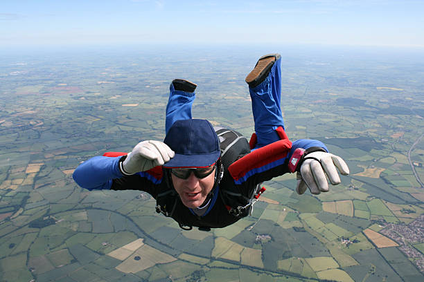 istock Close-up of skydiver 121344418