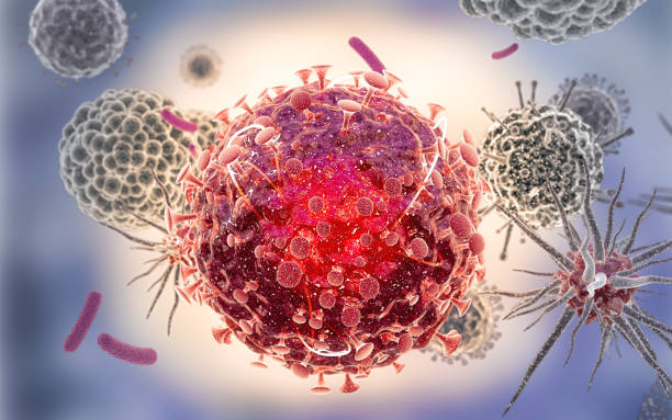 istock Virus cells or bacteria molecule. Flu, view of a virus under a microscope, infectious disease. Germs, bacteria, cell infected organism. Virus H1N1, Swine Flu, Corona virus. 3d Rendering. 1213447313