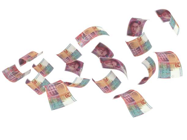 istock Swiss franc falling money finance crisis 1213448832
