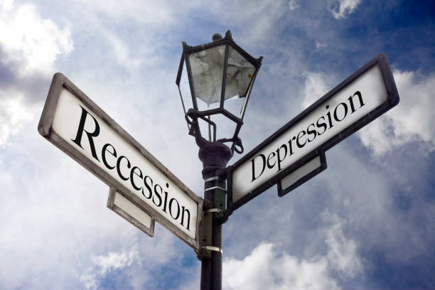 istock Global Financial Recession Vs. Depression 1213454156