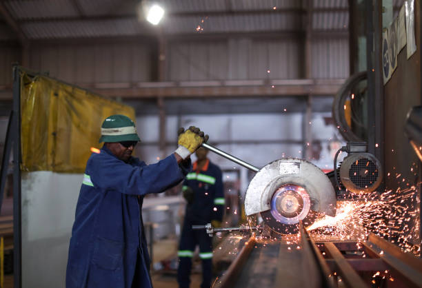 istock Scrap metal recycling facility. 1213461328