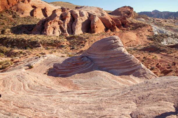 istock Fire Wave. Scenic views of the beautiful Mojave Desert. 1213463328