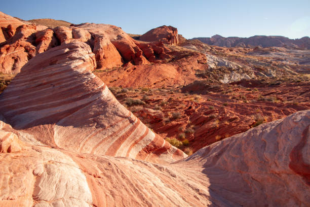 istock Fire Wave. Scenic views of the beautiful Mojave Desert. 1213463458