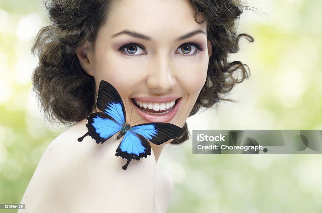butterfly woman  Adult Stock Photo