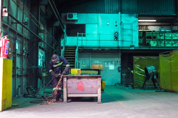 istock Scrap metal recycling facility. 1213464867