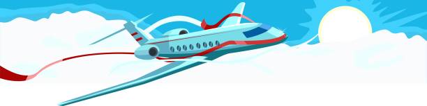 Avion - Illustration vectorielle