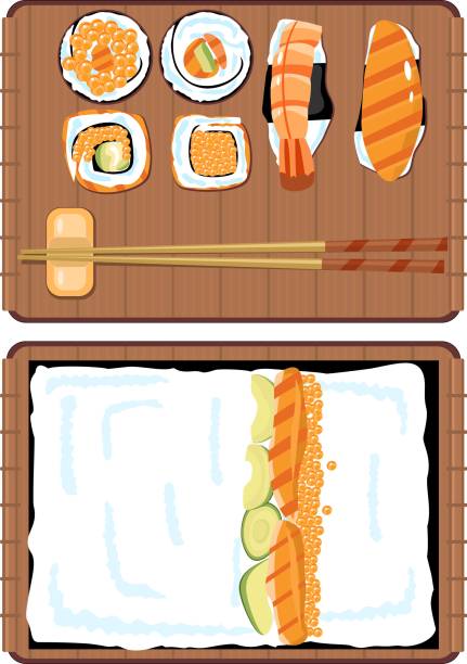 Des sushis - Illustration vectorielle