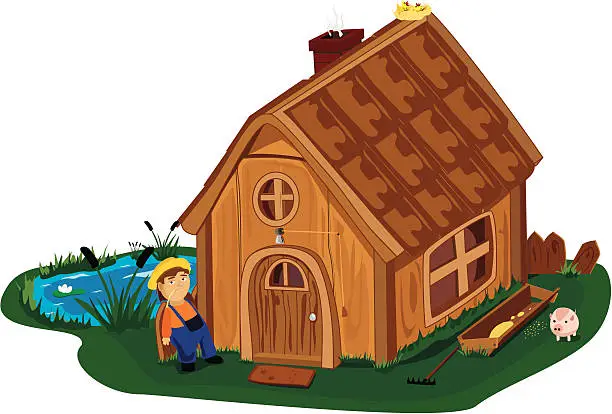 Vector illustration of Farm