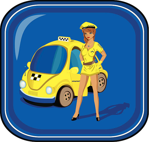 Taxi-conducteur - Illustration vectorielle
